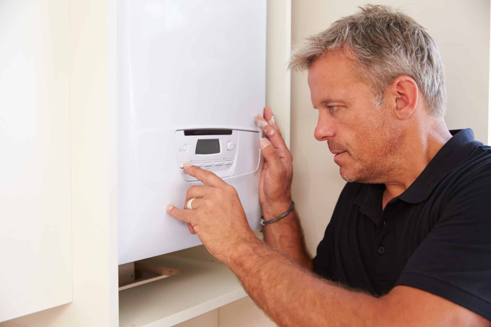 Inspect the boiler pressure, Boiler Repair.